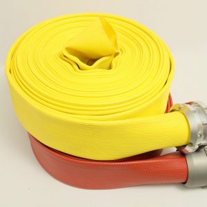 5 inch ldh supply hose, rubber coverd layflat fire hose