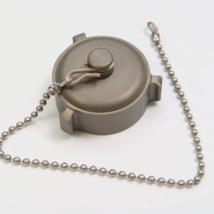 aluminum fire hose caps with chain