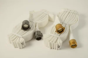 Rack Coupled Brass Aluminum Indoor Hose | Rawhide Fire Hose